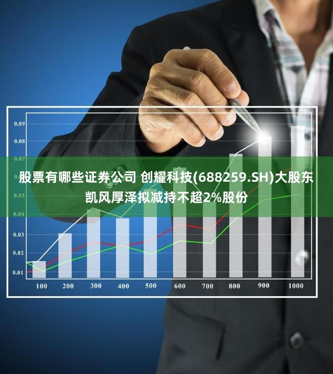 股票有哪些证券公司 创耀科技(688259.SH)大股东凯风厚泽拟减持不超2%股份